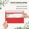 50-Pack #10 Christmas Red Business Envelopes – Self-Seal, 4.125 x 9.5in for Office & Mailing